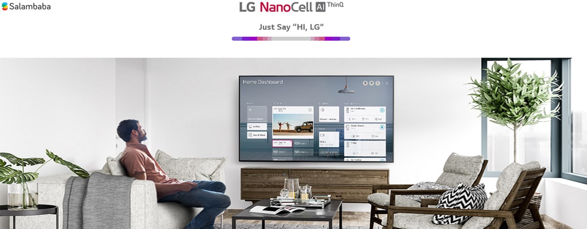 هوش مصنوعی ThinQ در تلویزیون ال جی NANO97